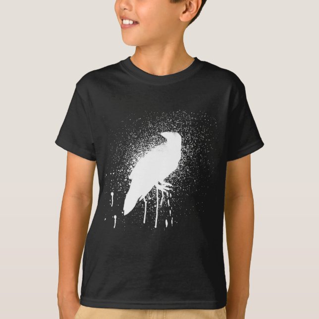T-shirt La corneille noire (Devant)