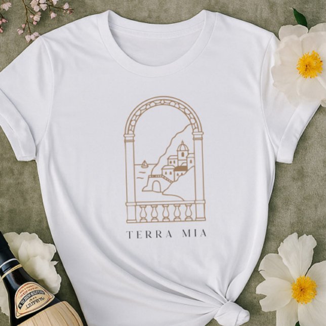 T-shirt La côte d'Amalfi Terra Mia | Voyages du patrimoine (Créateur téléchargé)