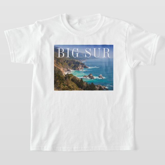 T-shirt La côte de Big Sur Californie (Poser)