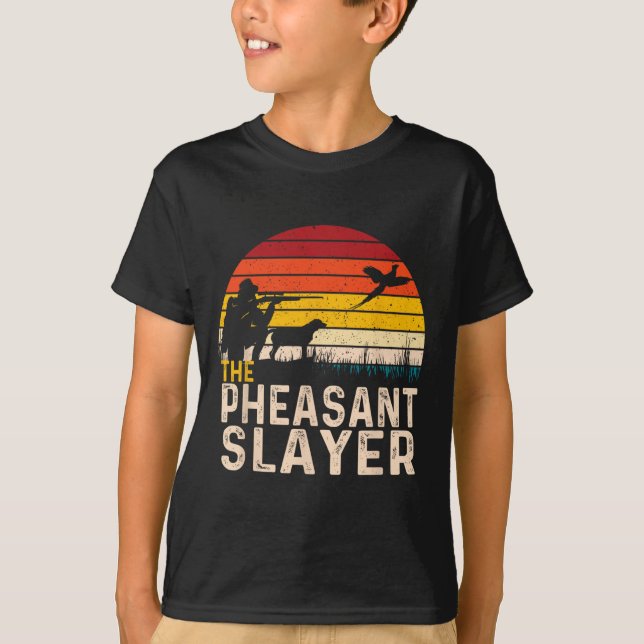 T-shirt La couche de faisan - Chasse de faisan Chasse d'oi (Devant)