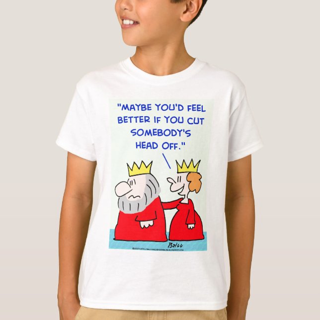 T-shirt la coupe de reine de roi se dirigent (Devant)
