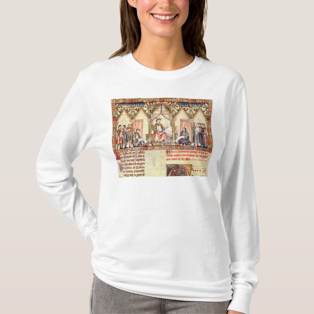 T-shirt La cour d'Alfonso X 'le Wise (Devant)