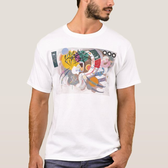T-shirt La courbe dominante de Kandinsky Abstraite (Devant)