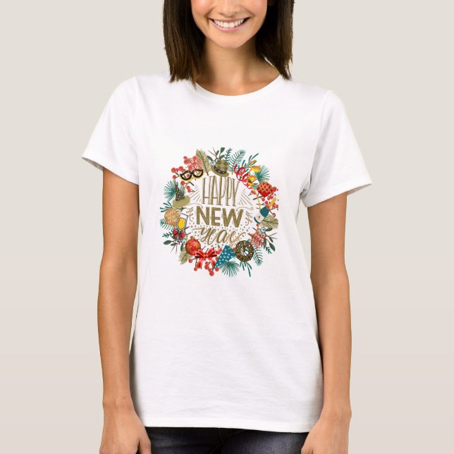 T-shirt La couronne du Nouvel An (Devant)