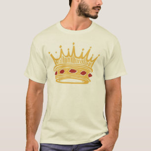 T-shirt La Couronne d'un roi d'or aux bijoux