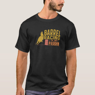 T-shirt La course de barils est ma passion Cheval Far West