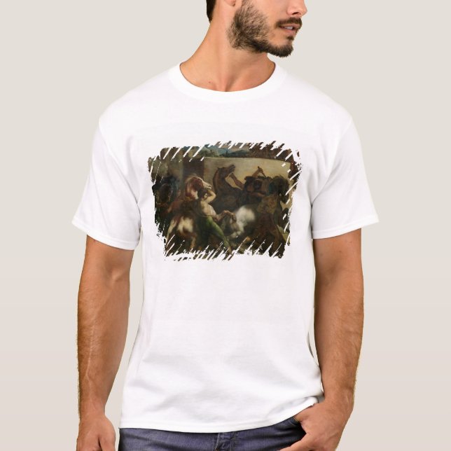 T-shirt La course de cheval sauvage à Rome, c.1817 (Devant)