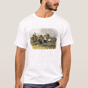 T-shirt La course de chevaux des Indiens de Sioux