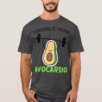 T-shirt La course est dure avocardio 1