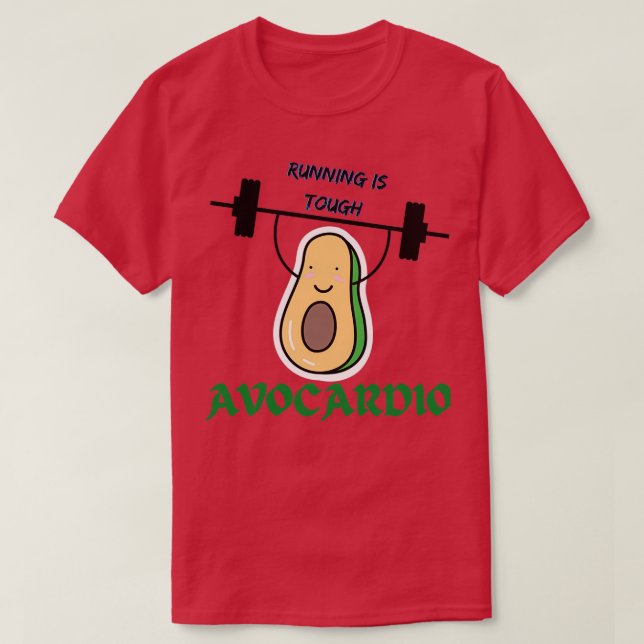 T-shirt La course est dure avocat (Design devant)