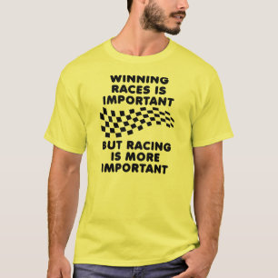 T-shirt La Course Est Importante Maillot De Motocross Dirt