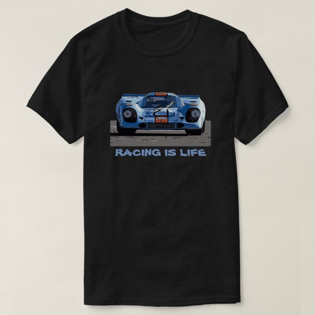 T-SHIRT LA COURSE EST LA VIE (Design devant)