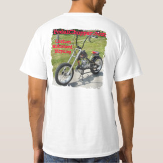 T-shirt La coutume motorisée va à vélo w/picture