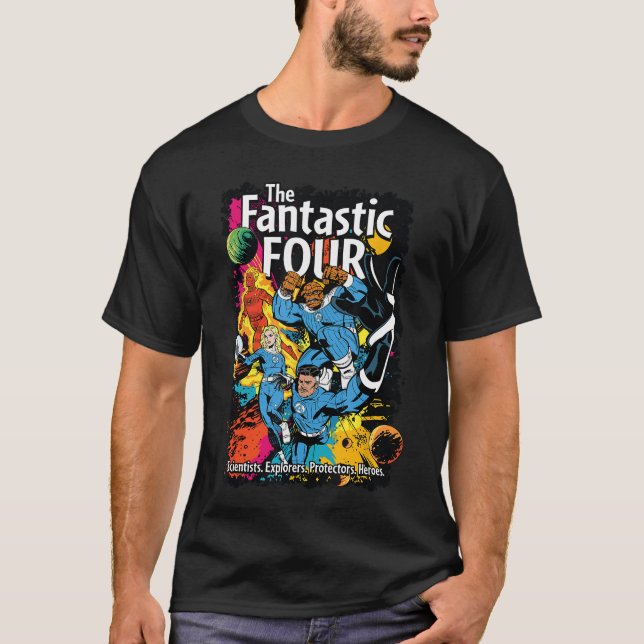T-shirt La couverture de bande dessinée épique des premier (Devant)