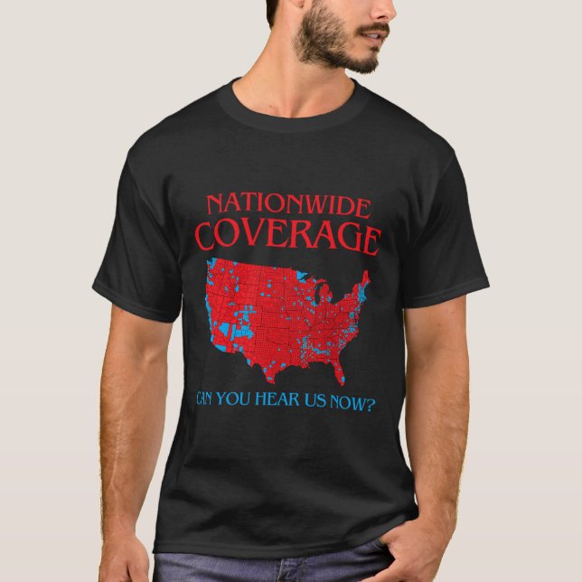 T-shirt La Couverture Nationale De Trump 2024 Peut-On Nous (Devant)