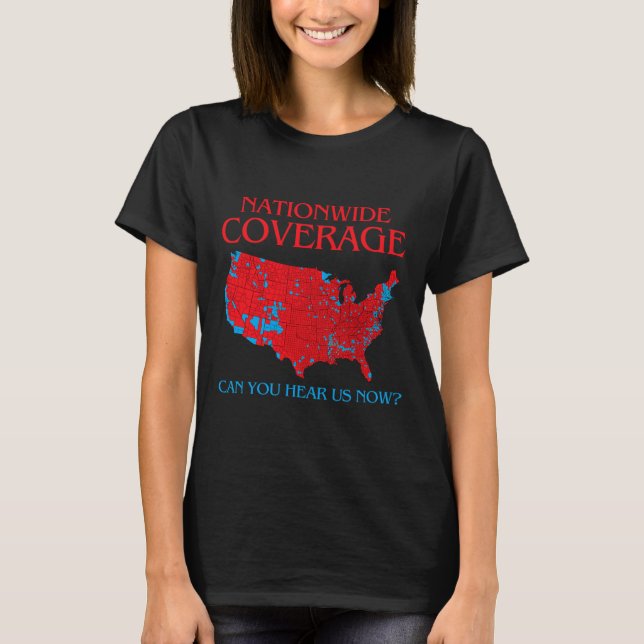 T-shirt La Couverture Nationale De Trump 2024 Peut-On Nous (Devant)