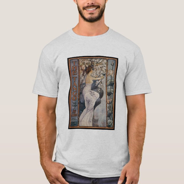 T-shirt La couverture Vintage du livre de chansons Tango (Devant)