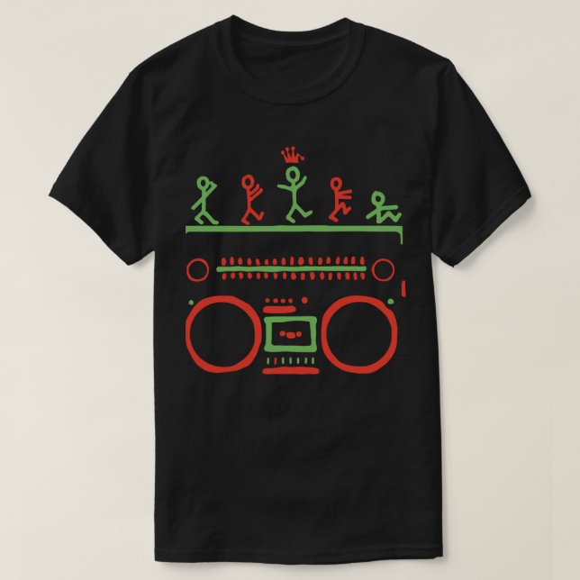 T-shirt La création a influencé de nombreux musiciens Hip  (Design devant)