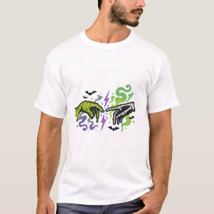 T-shirt La création d'Adam - La parodie de dessin d'Hallow