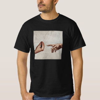 T-shirt La Création d'Adam - Michelangelo - Main italienne