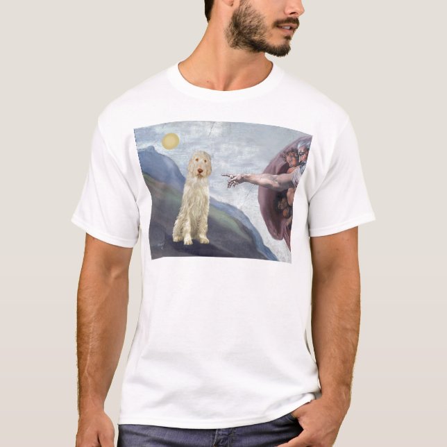 T-shirt La Création de Dieu du Spinone Italien (Devant)