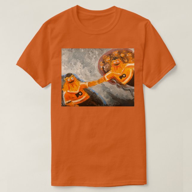 T-shirt La création de Gritty (Design devant)