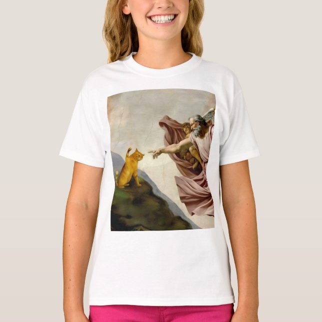 T-shirt La Création de la Purrfection (Devant)