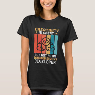 T-shirt La Créativité Est Grande Mais Pas Comme Un Système