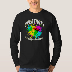 T-shirt La créativité est l'intelligence qui s'amuse Brico
