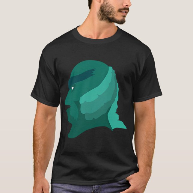 T-shirt La créature en couleur (Devant)