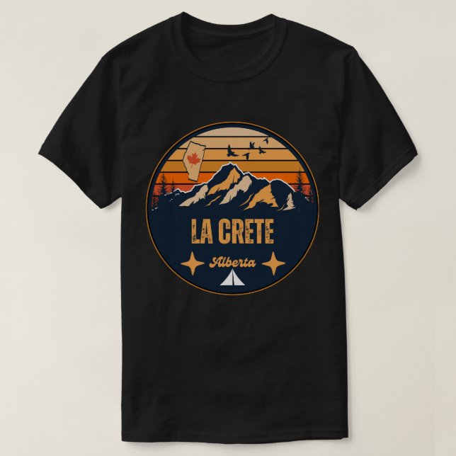 T-shirt La Crete, Alberta (Design devant)