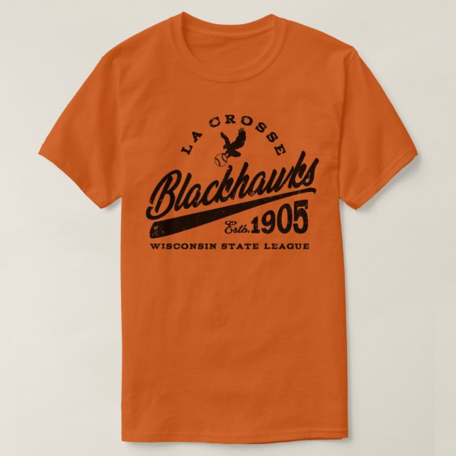 T-shirt La Crosse Blackhawks (Design devant)