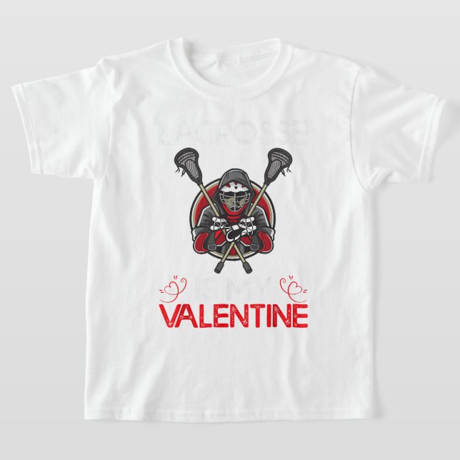 T-shirt La crosse est ma crosse de Saint Valentin La Saint (Poser)