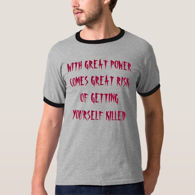 T-shirt La croyance de l'incendiaire (Devant)