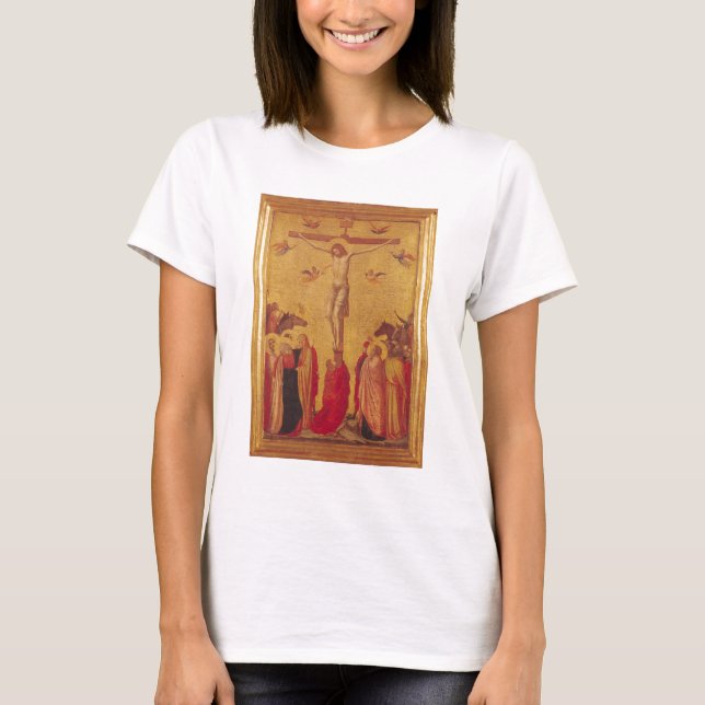 T-shirt La Crucifixion (température sur panneau) (Devant)