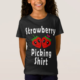 T-Shirt La cueillette de fraises fraises en amour Coût amu