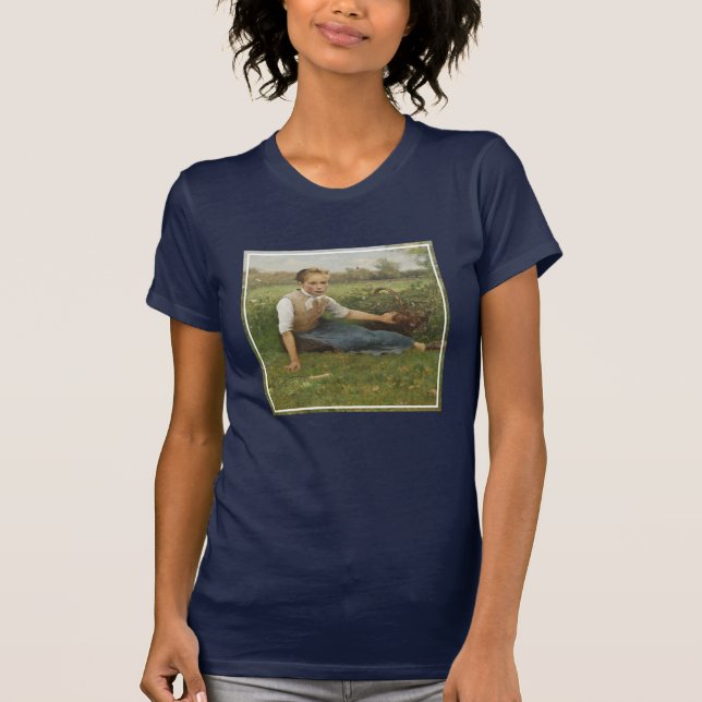 T-shirt La cueillette fleurit | 1882 (Devant)