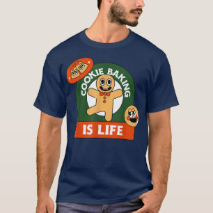 T-shirt La Cuisine De Cookie Est La Vie Drôle Gingerpain C