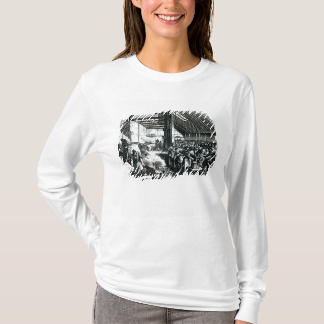 T-shirt La cuisine de soupe à Spitalfields, 1867 (Devant)