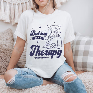 T-shirt La Cuisine Est Mon Thérapie, Drôle Chef Cuisine Do