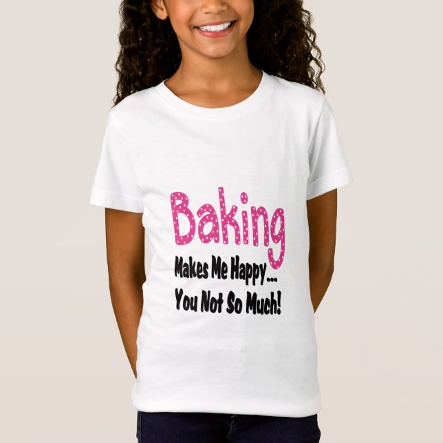 T-Shirt La Cuisine Me Rend Heureux (Devant)