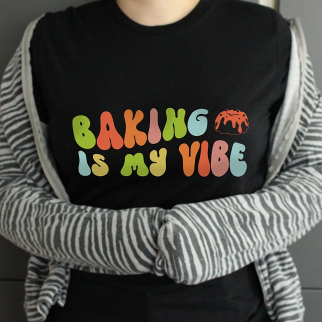 T-shirt La Cuisine Rétro super Est Mon Vibe Tee, Baker (Créateur téléchargé)