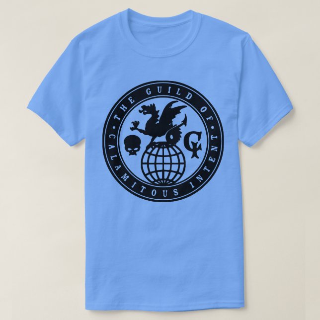 T-shirt La culpabilité de l'intention calamiteuse (Design devant)
