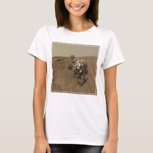 T-shirt La Curiosité A Rover Sur La Surface De Mars.