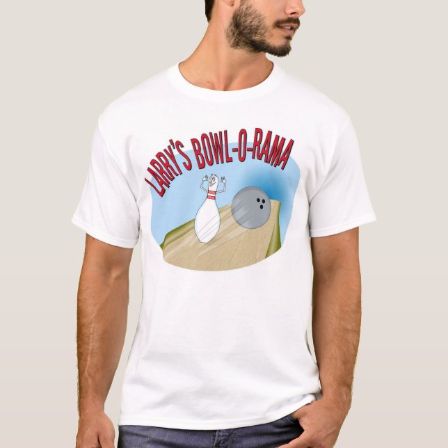 T-shirt La Cuvette-o-Rama de Larry (Devant)