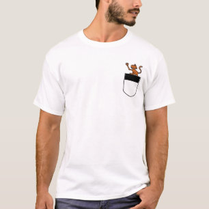 T-shirt La CY singe dans la chemise de poche