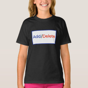 T-shirt La cyber-typographie sociale drôle mignon design T