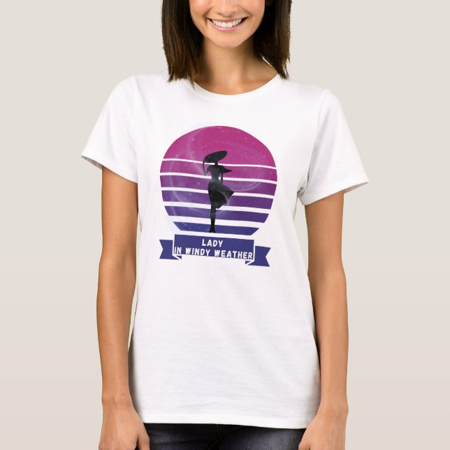 T-shirt La Dame au vent (Devant)