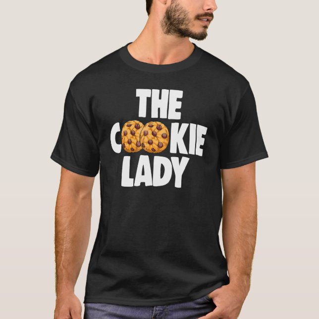 T-shirt La Dame aux Biscuits Cuisinant  Femmes Biscuit Cho (Devant)