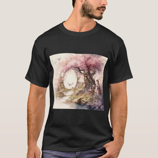 T-shirt La dame avec des bottes 1 (Devant)